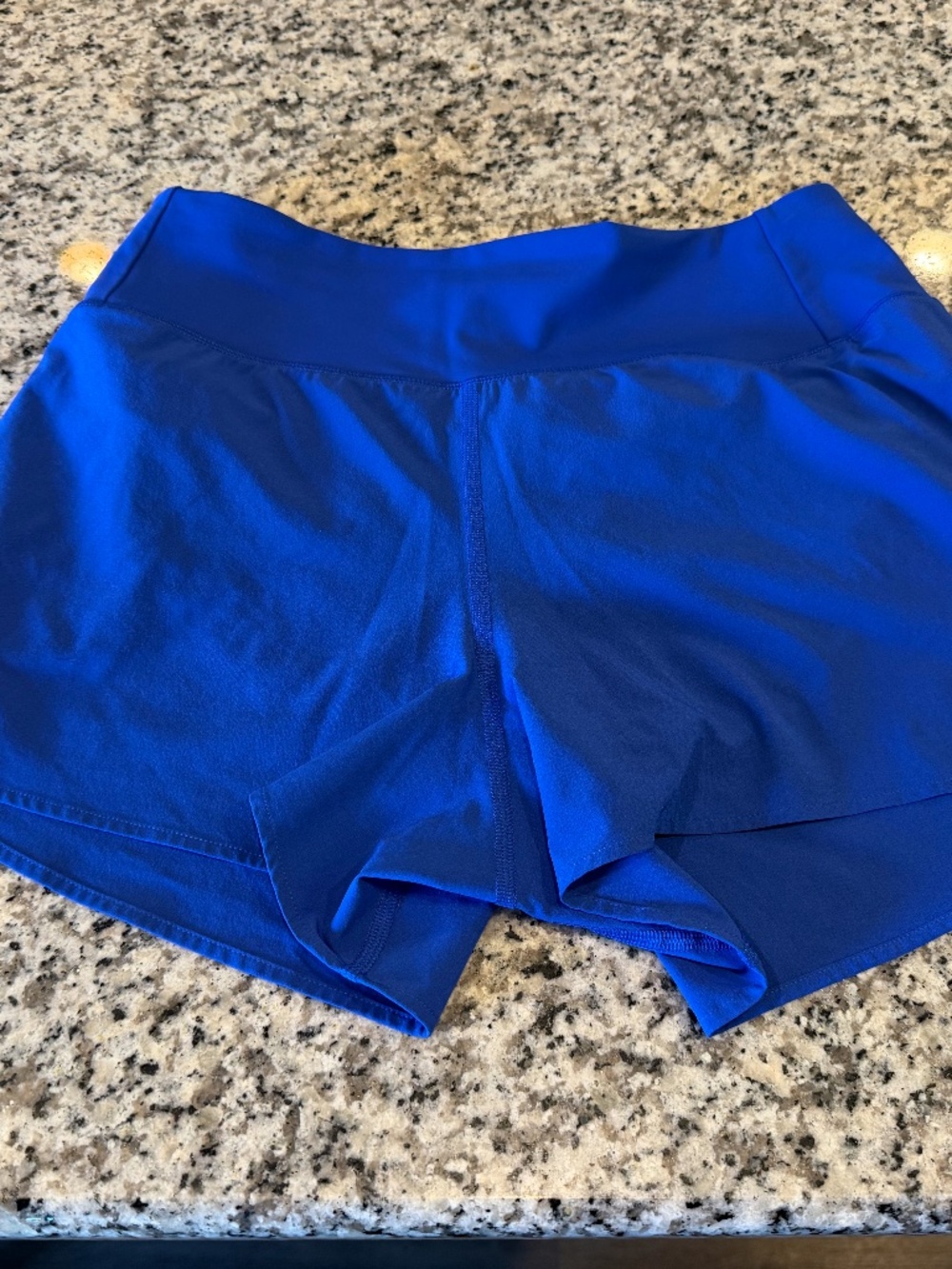 lululemon Speed Up High-Rise Lined Shorts 4" Royal Blue Women's S